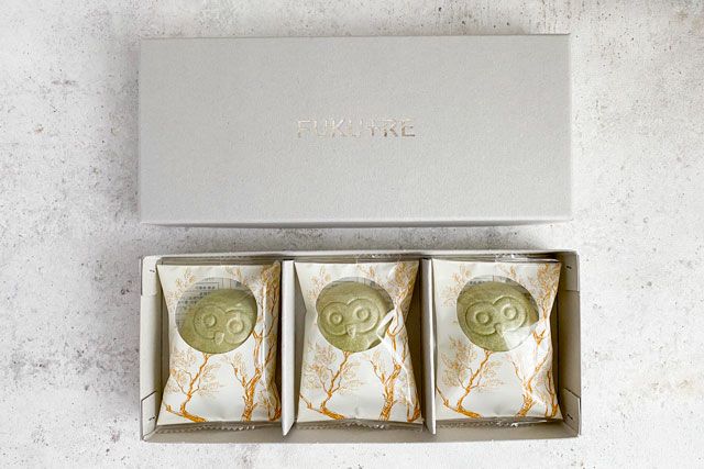 結婚式のプチギフトに。縁起がいいフクロウのお菓子(3羽入)
