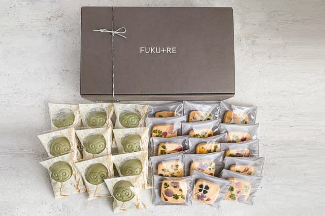 フクロウのフロランタン 10羽 とフラワーシャワー 15枚 のセット Fuku Re ふくれ