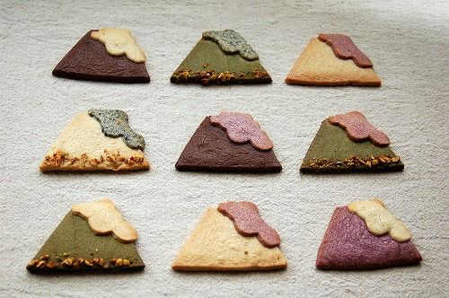 鹿児島のシンボル桜島のクッキー